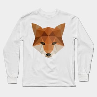 Low Poly Fox Long Sleeve T-Shirt